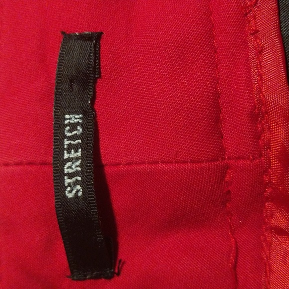 women's  style and Co cute red pants - Picture 5 of 8